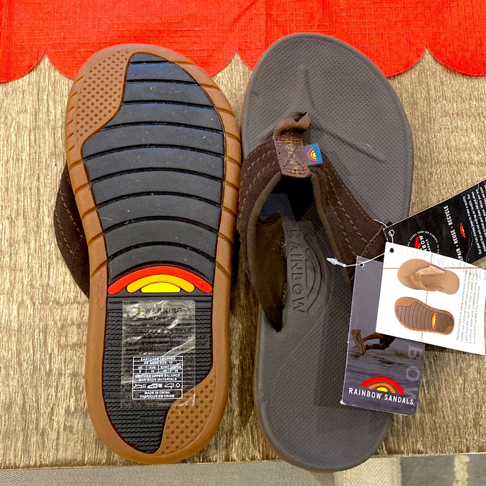 RAINBOW The East Cape Sandals Flip Flops NWT